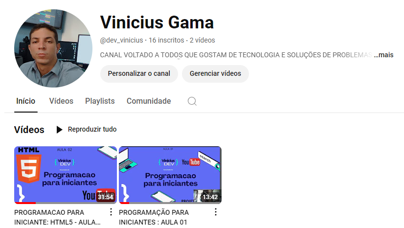 Canal youtube